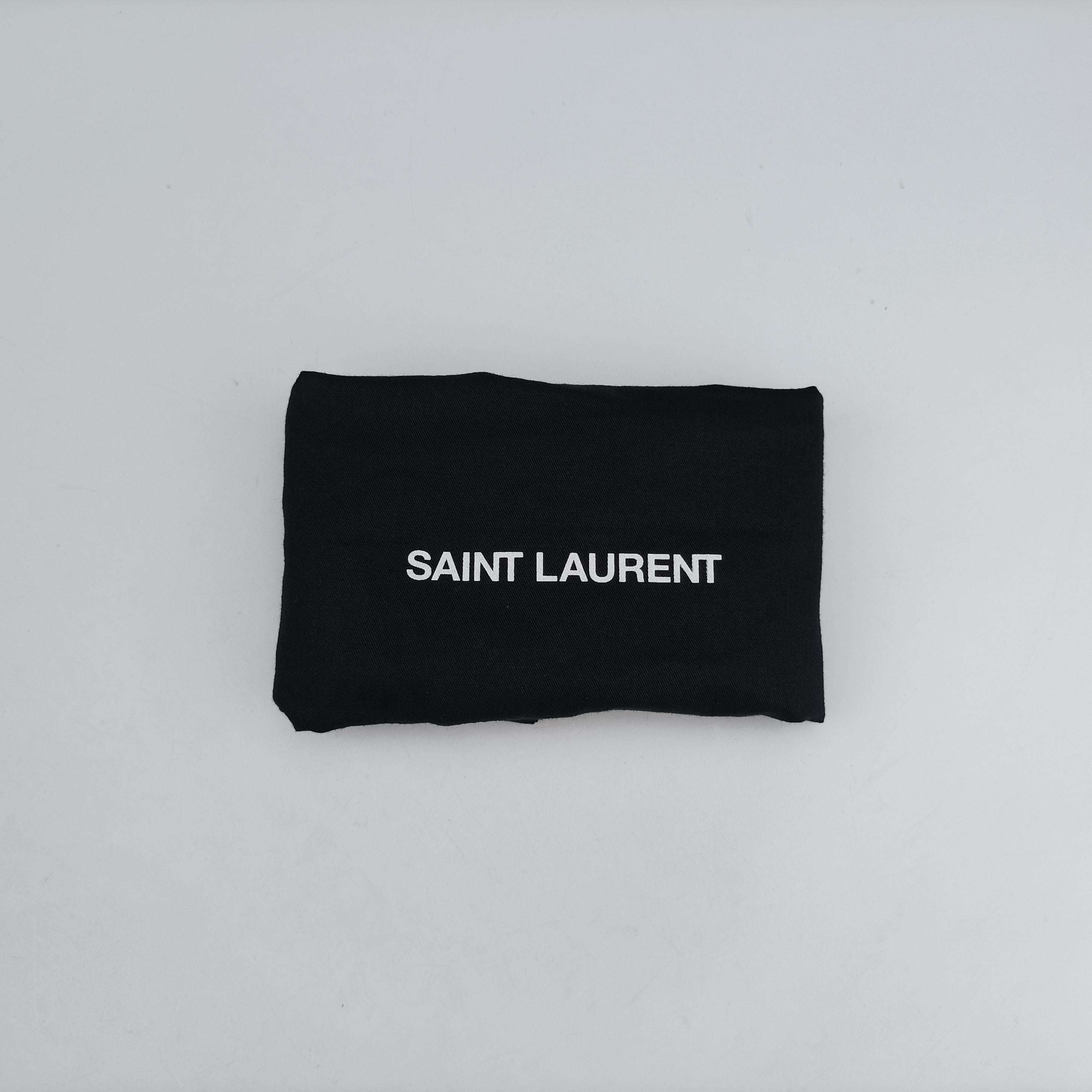 Pre-owned Yves Saint Laurent COLLEGE Blue leather 428056 shoulderbag | stylenewstar