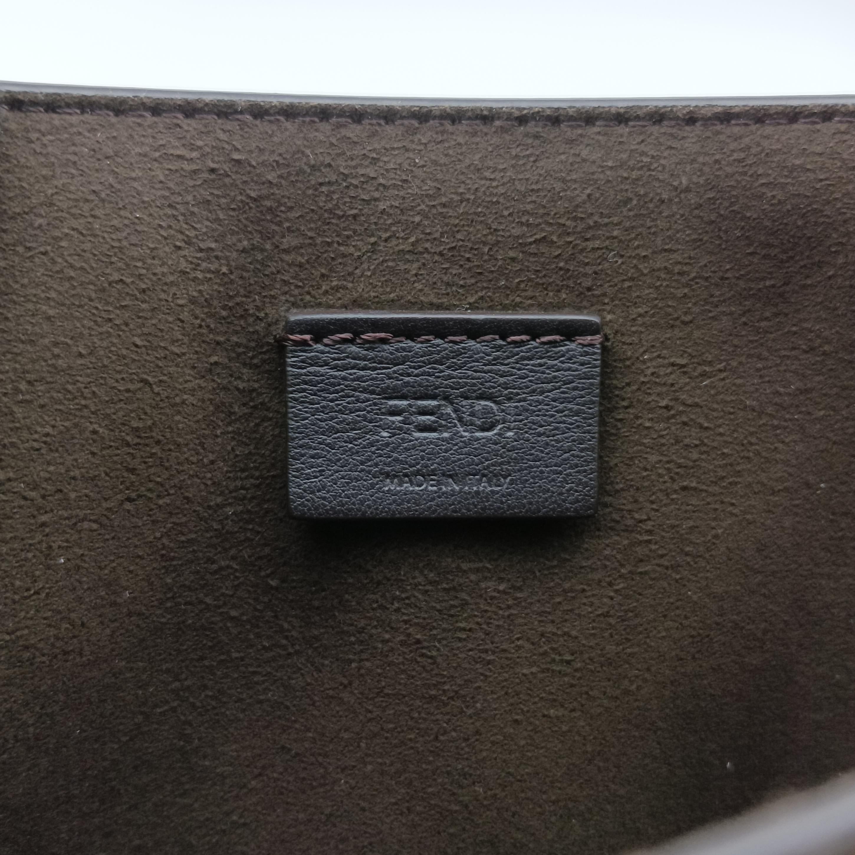 Vintage Fendi Fab yellow×White Leather 8BT325 shoulderbag | stylenewstar