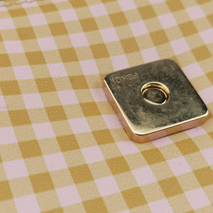 Vintage Fendi Fab yellow×White Leather 8BT325 shoulderbag | stylenewstar