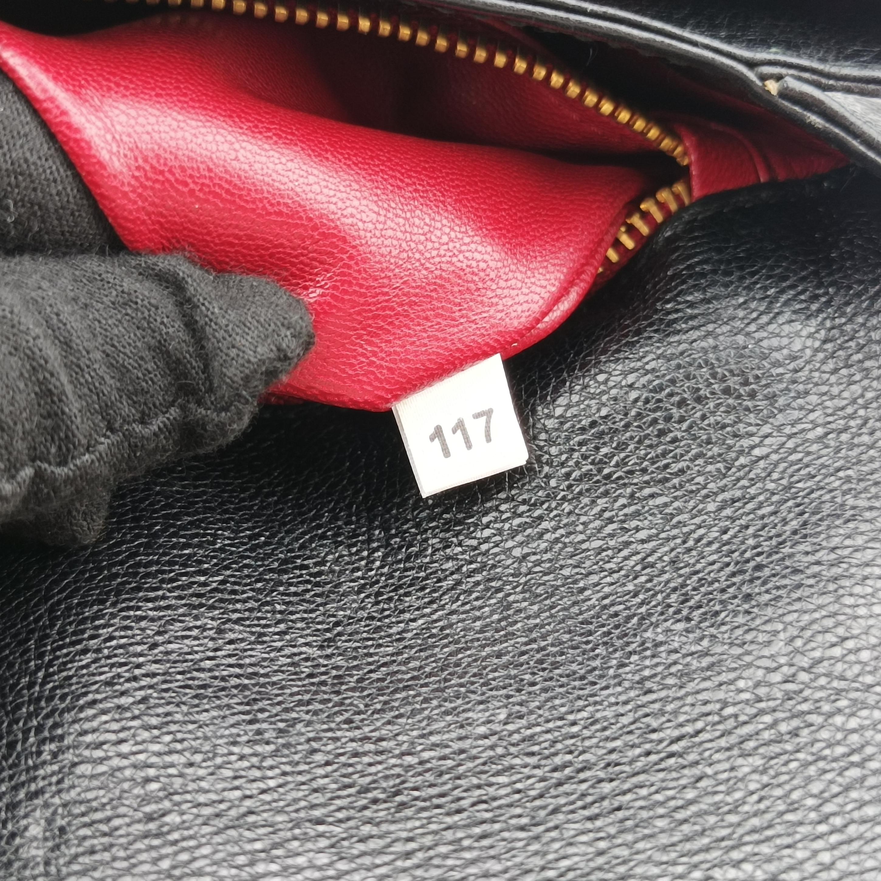 Secondhand Prada Robot Flap Black×Multicolour Leather 1BD055 shoulderbag | stylenewstar