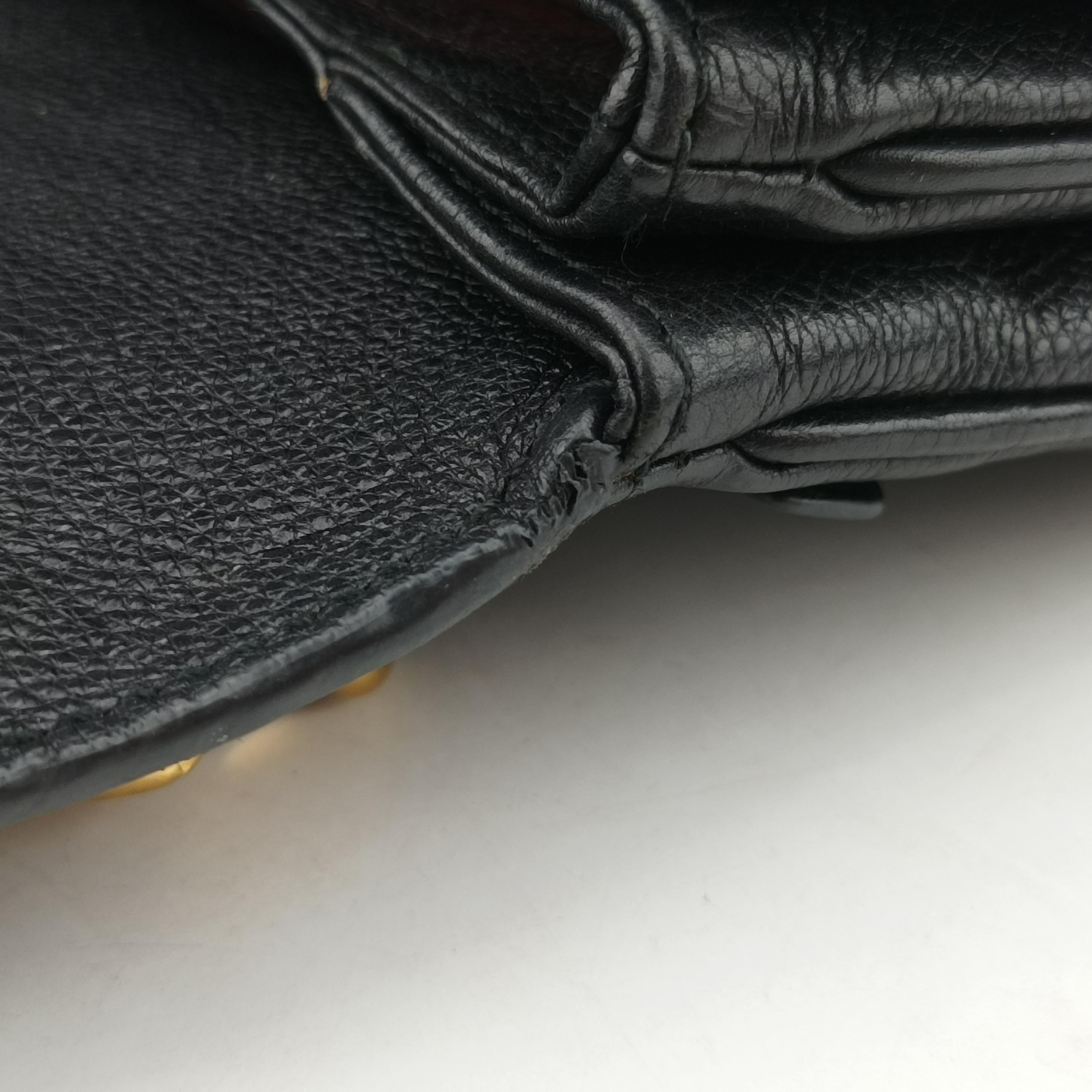 Secondhand Prada Robot Flap Black×Multicolour Leather 1BD055 shoulderbag | stylenewstar