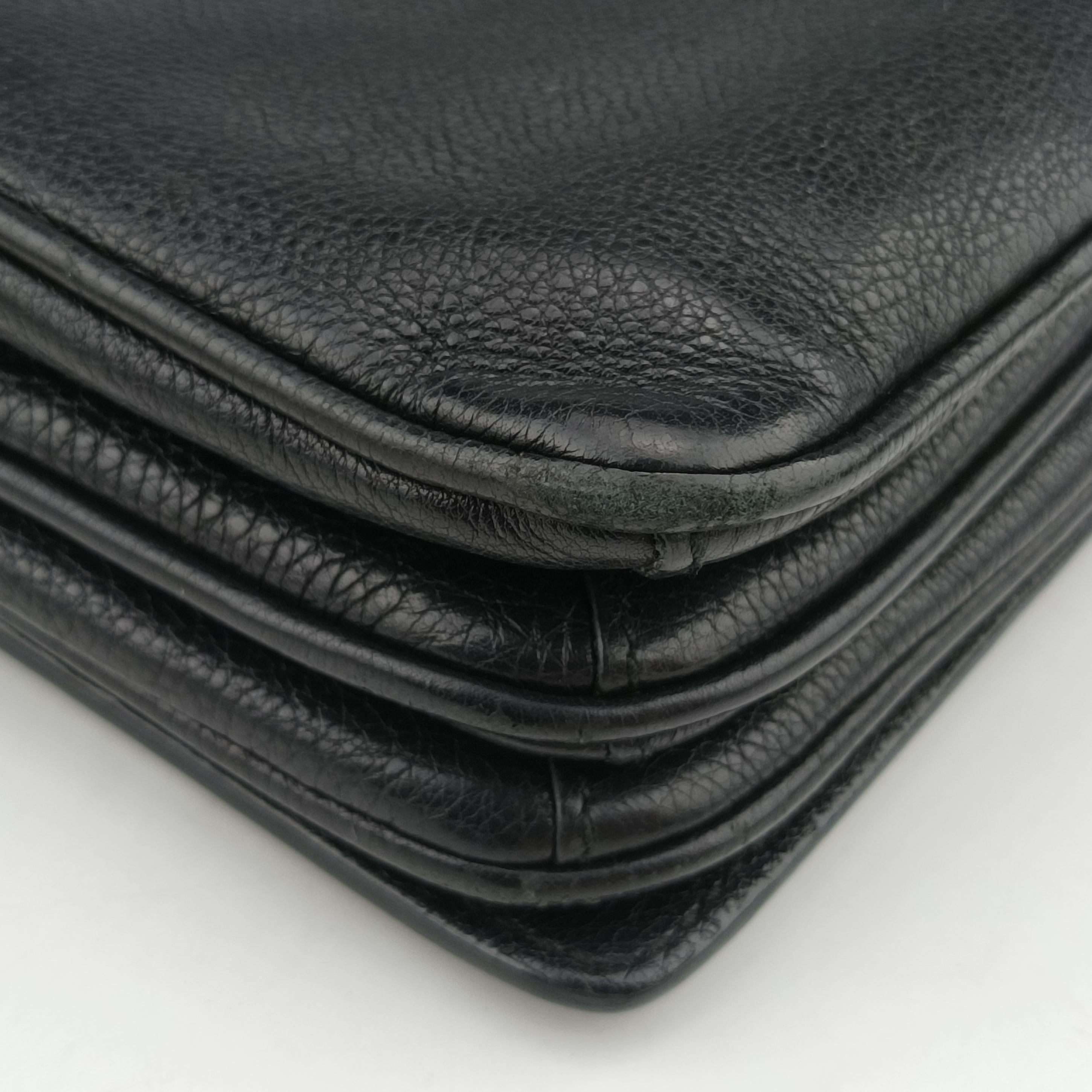 Secondhand Prada Robot Flap Black×Multicolour Leather 1BD055 shoulderbag | stylenewstar