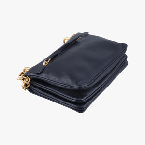 Secondhand Prada Robot Flap Black×Multicolour Leather 1BD055 shoulderbag | stylenewstar