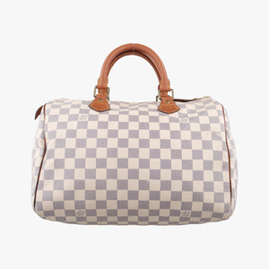 Pre-owned Louis Vuitton SPEEDY 30 Azur Damier Canvas N41533 handbag | stylenewstar