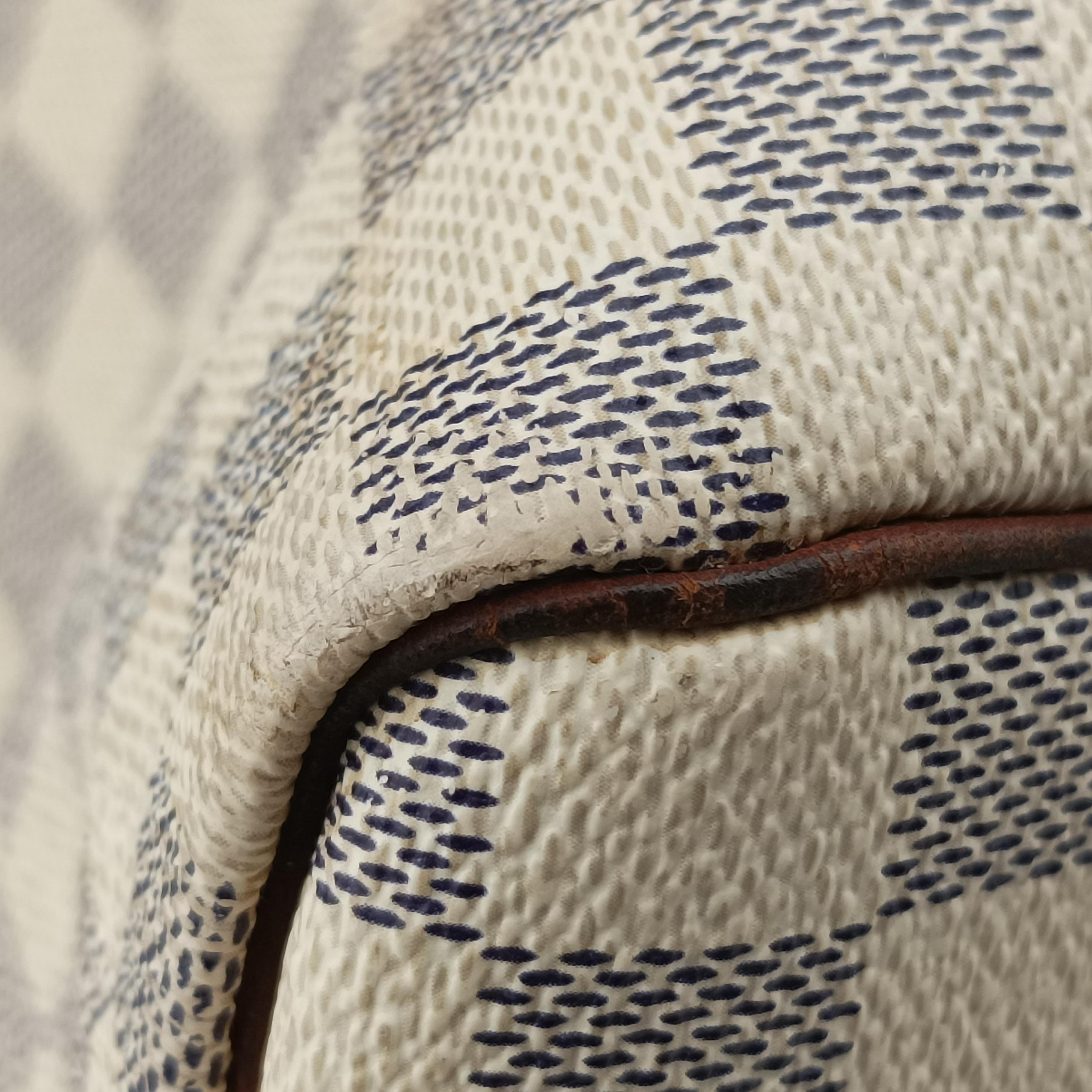 Pre-owned Louis Vuitton SPEEDY 30 Azur Damier Canvas N41533 handbag | stylenewstar