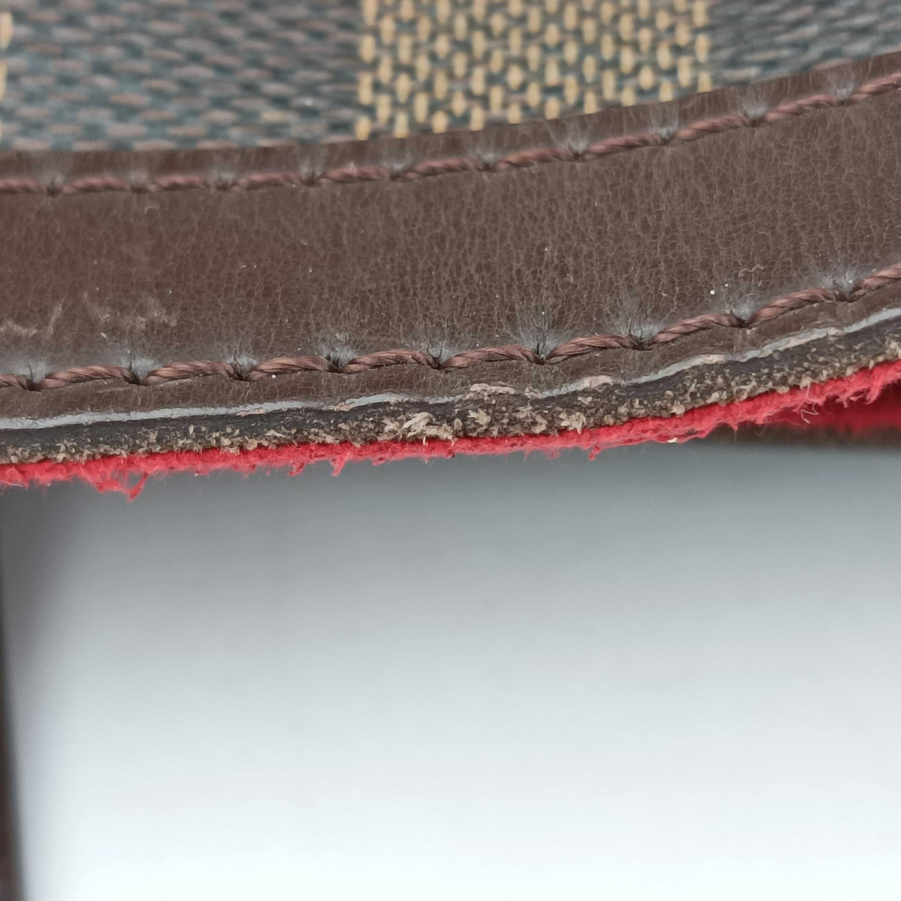 Secondhand Louis Vuitton HAMPSTEAD GM EBENE Damier Canvas N51203 shoulderbag | stylenewstar