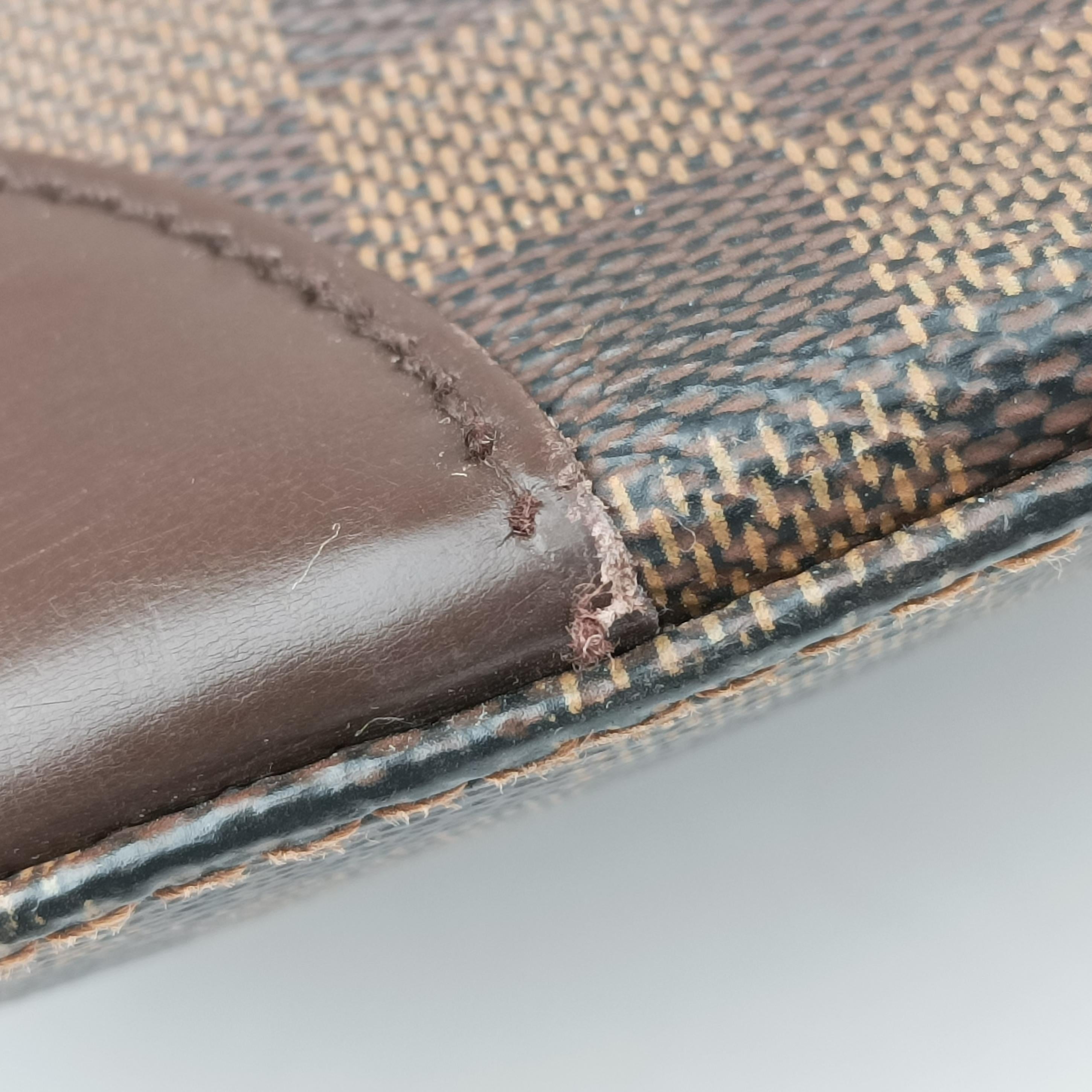 Secondhand Louis Vuitton HAMPSTEAD GM EBENE Damier Canvas N51203 shoulderbag | stylenewstar