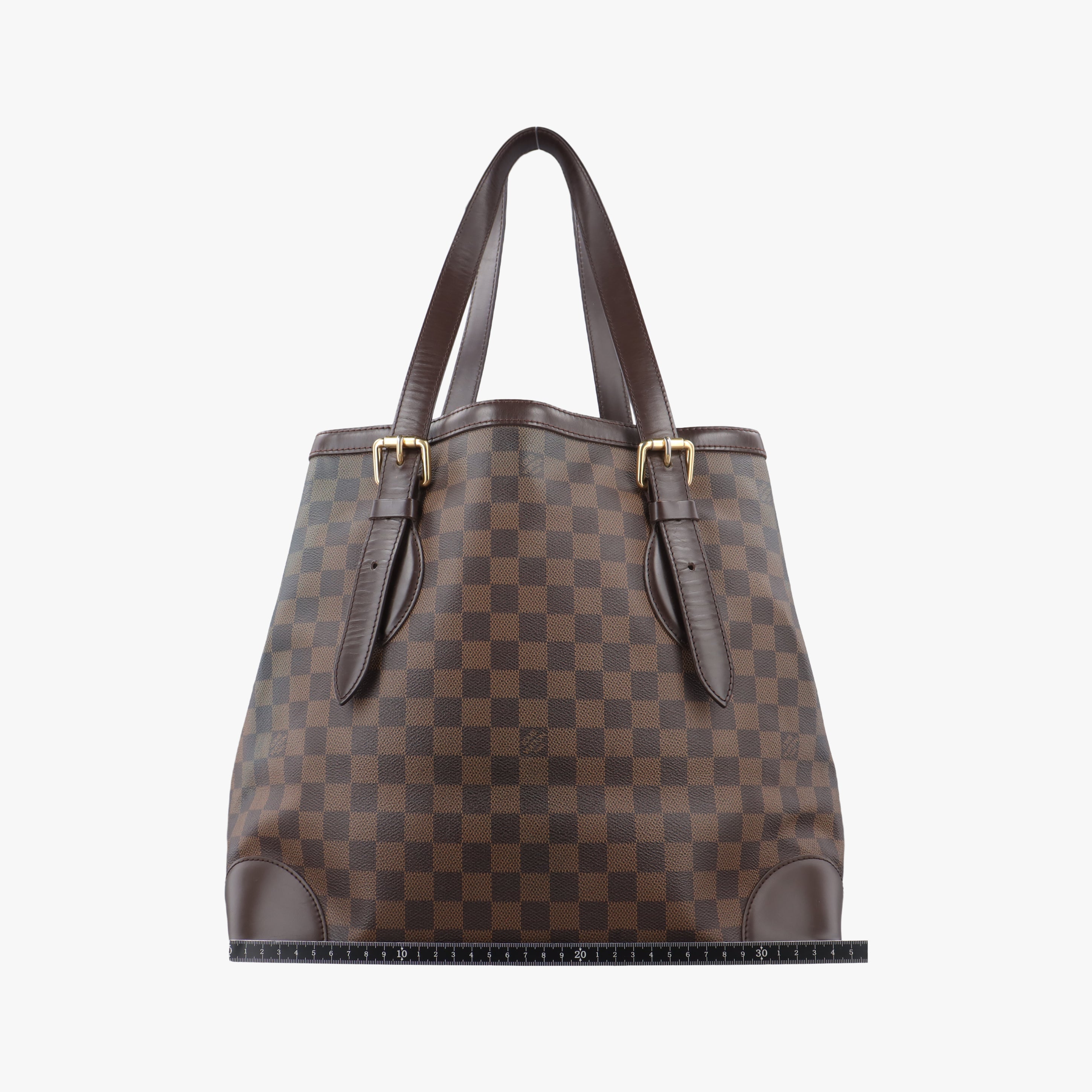 Secondhand Louis Vuitton HAMPSTEAD GM EBENE Damier Canvas N51203 shoulderbag | stylenewstar