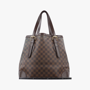 Secondhand Louis Vuitton HAMPSTEAD GM EBENE Damier Canvas N51203 shoulderbag | stylenewstar