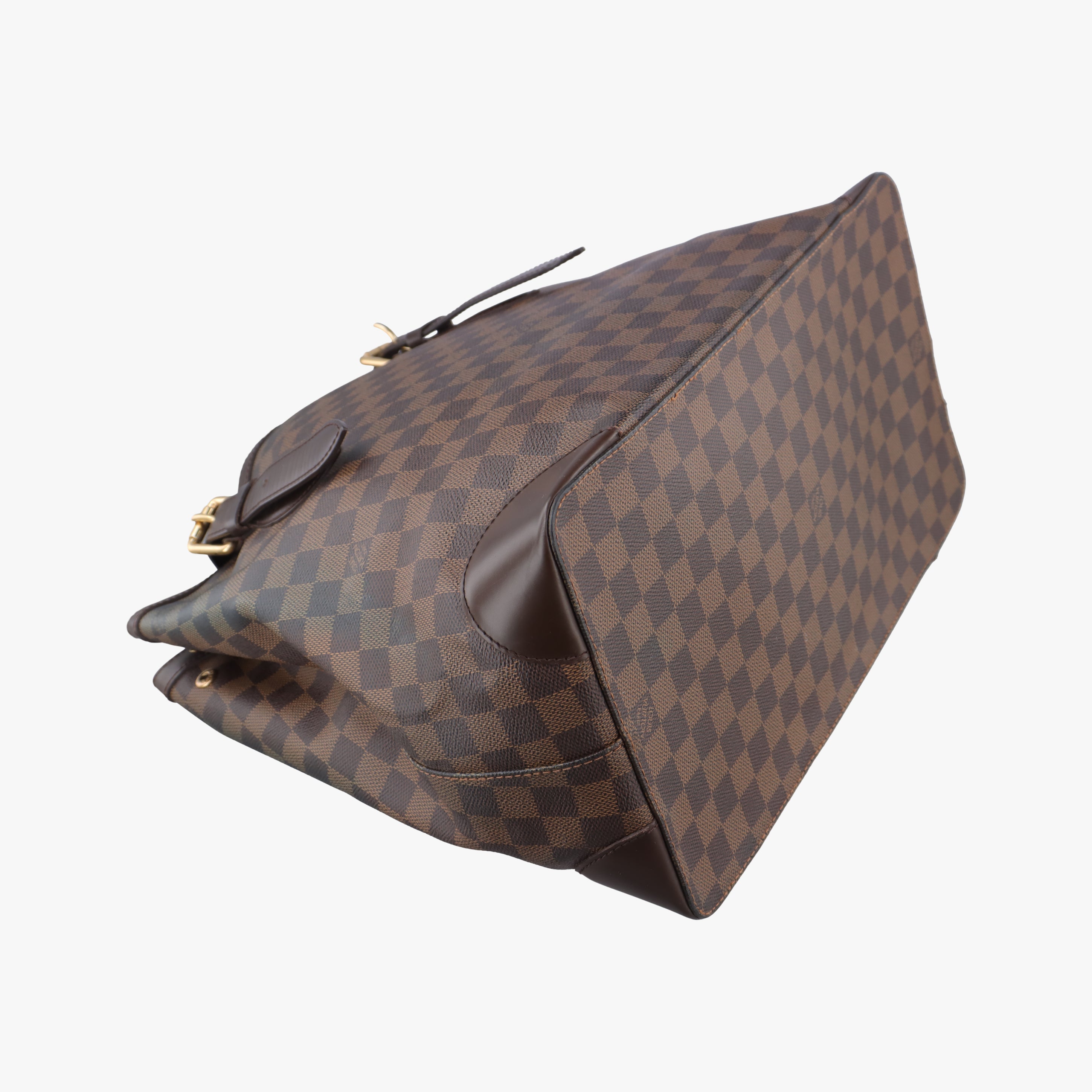 Secondhand Louis Vuitton HAMPSTEAD GM EBENE Damier Canvas N51203 shoulderbag | stylenewstar