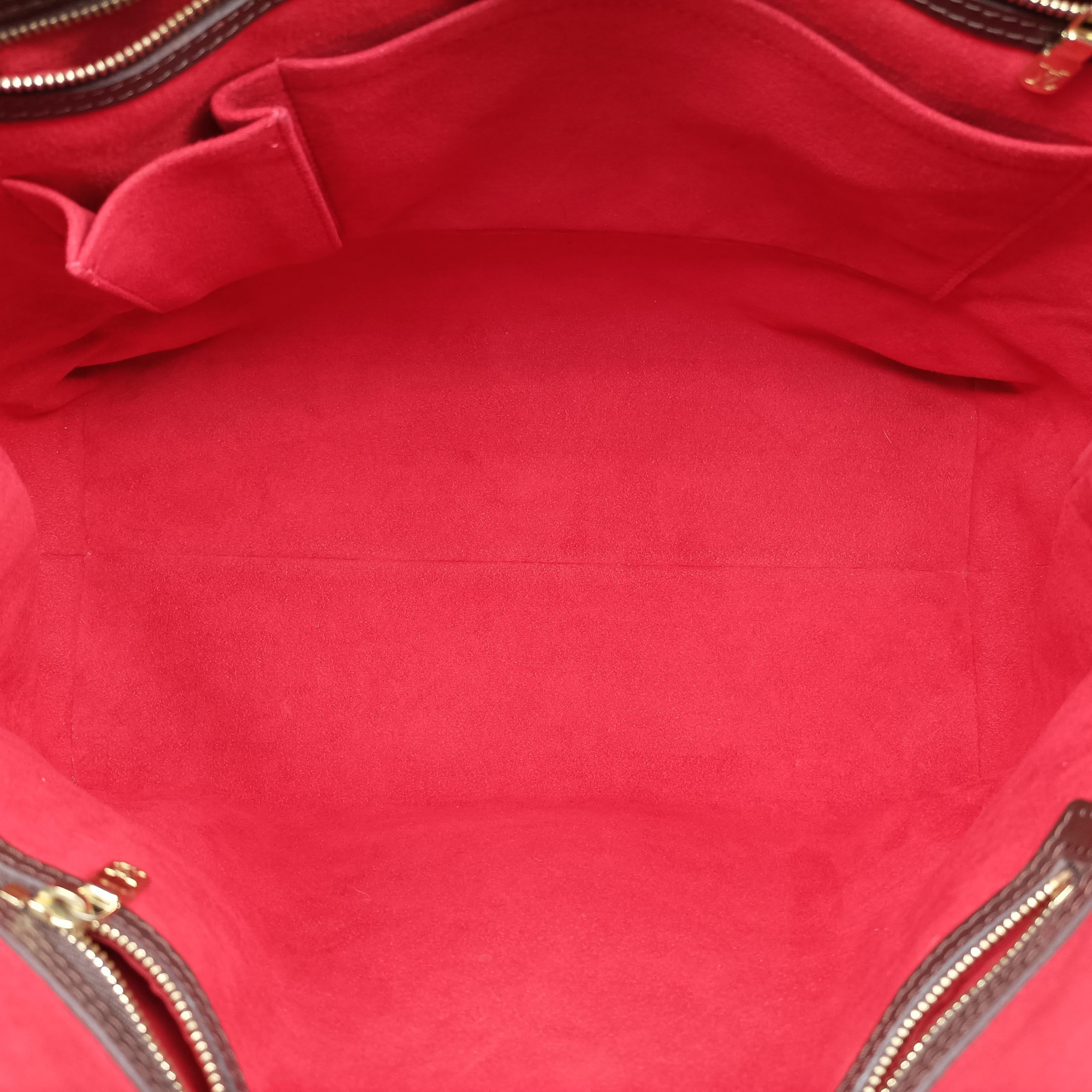 Secondhand Louis Vuitton HAMPSTEAD GM EBENE Damier Canvas N51203 shoulderbag | stylenewstar