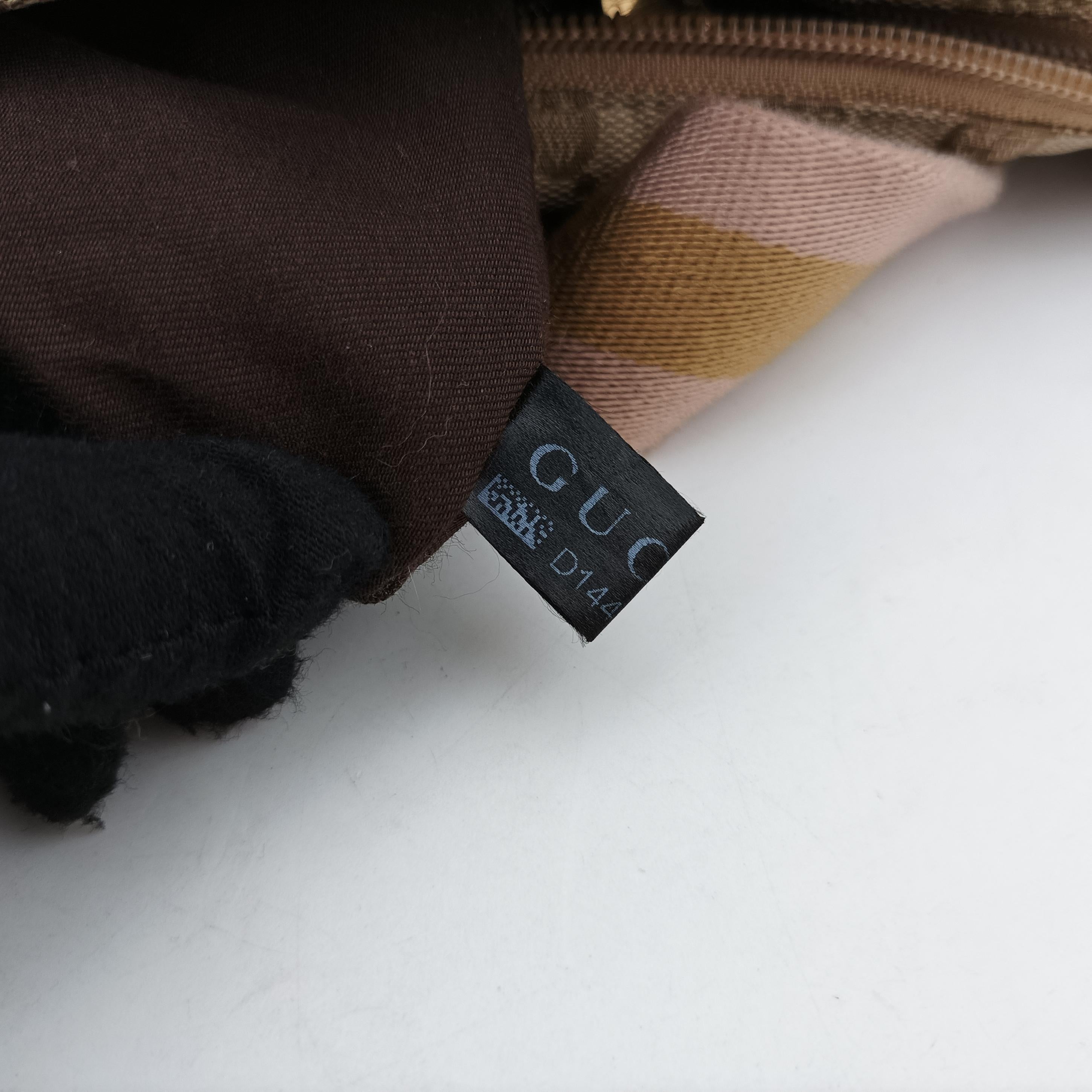 Pre-owned Gucci GG Canvas Sherry Line Beige canvas 131230 handbag | stylenewstar