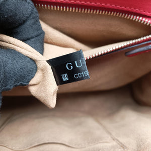 Vintage Gucci Padlock Rose×red Leather 409486 shoulderbag | stylenewstar