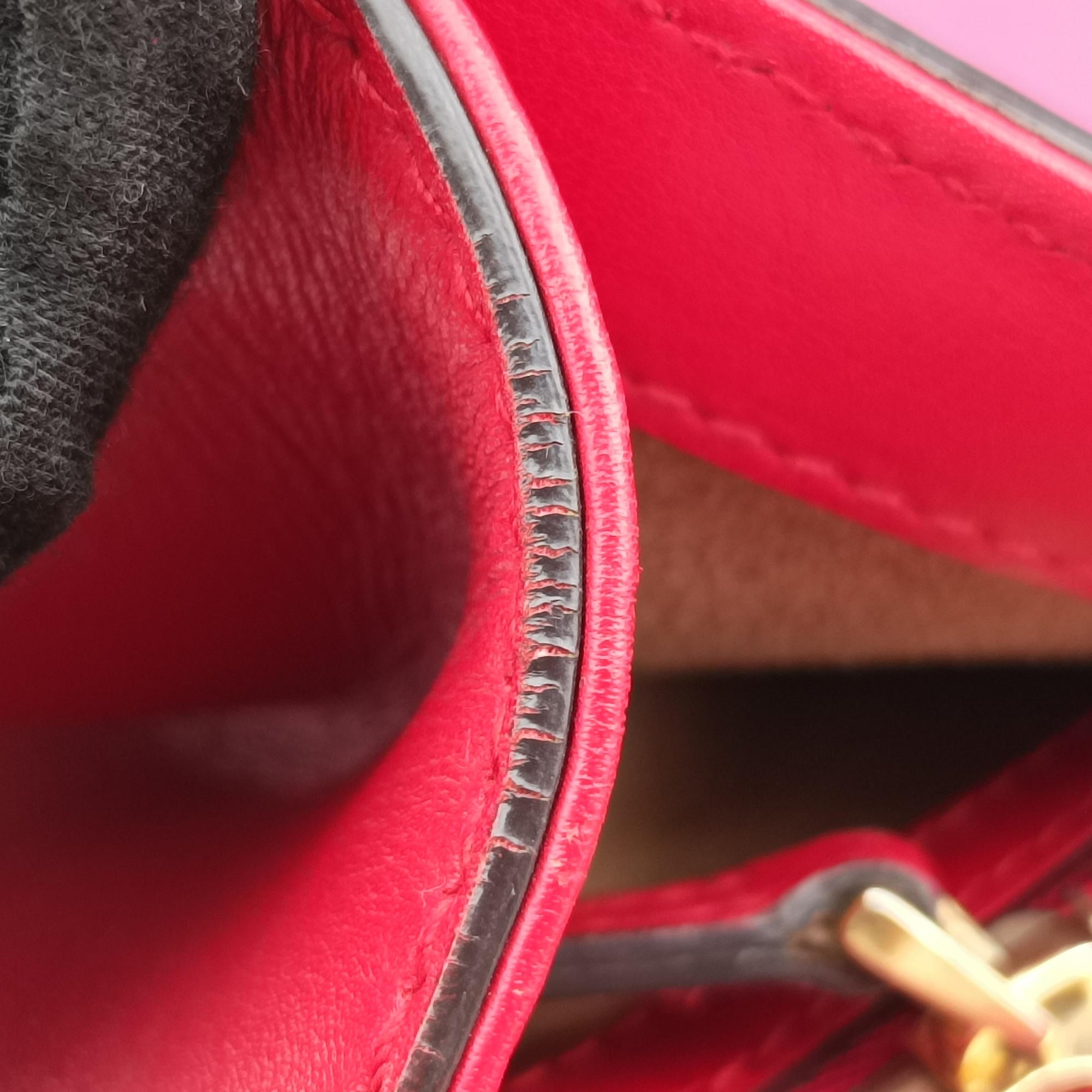 Vintage Gucci Padlock Rose×red Leather 409486 shoulderbag | stylenewstar
