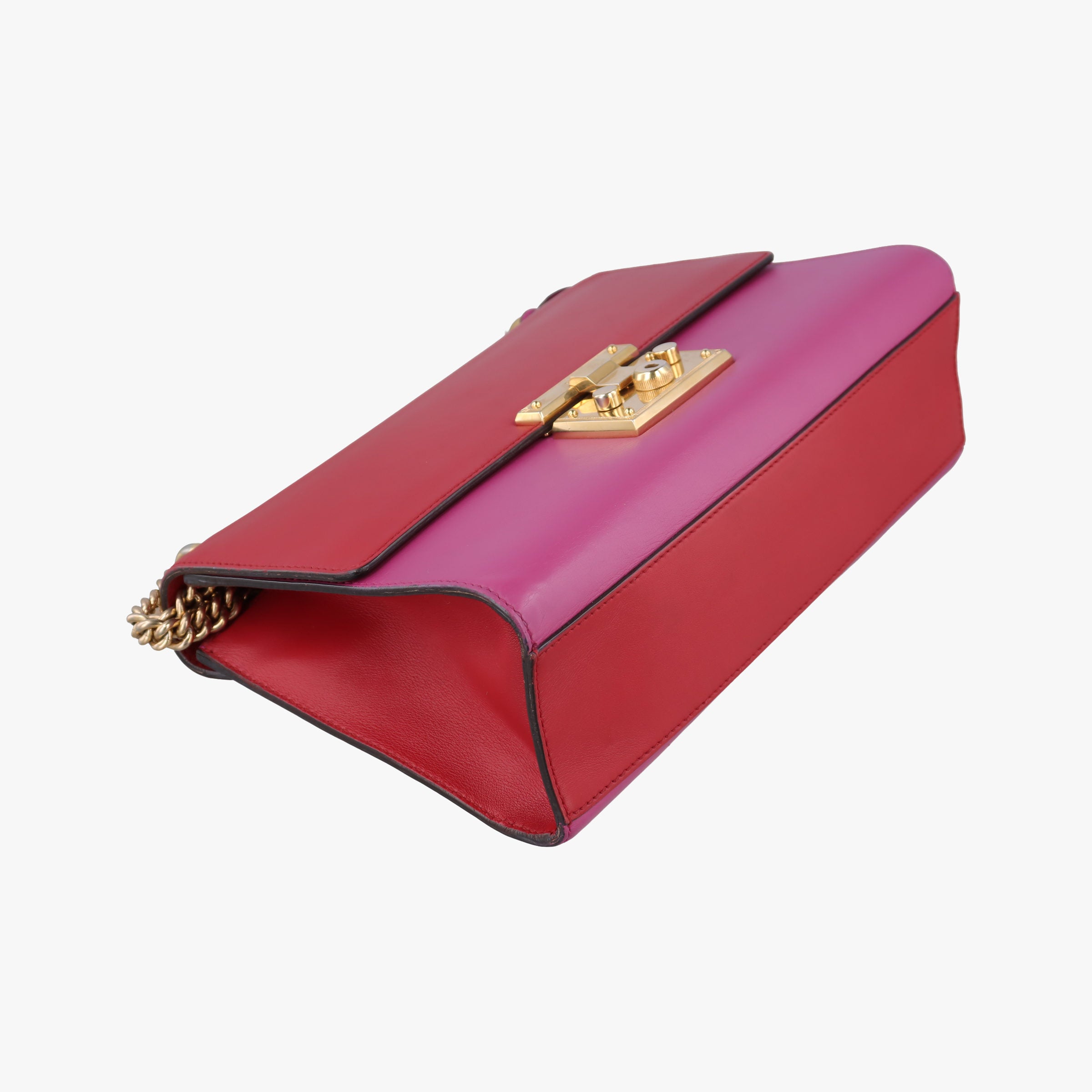 Vintage Gucci Padlock Rose×red Leather 409486 shoulderbag | stylenewstar