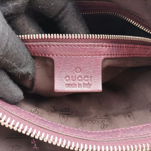 Vintage Gucci Bamboo Bar Burgundy Leather 232946 handbag | stylenewstar