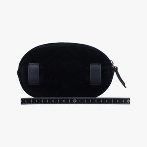 Vintage Gucci GG Marmont Black velour 476434 bum bag/waist bag | stylenewstar