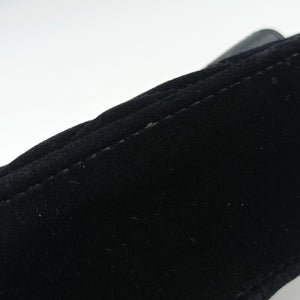 Vintage Gucci GG Marmont Black velour 476434 bum bag/waist bag | stylenewstar