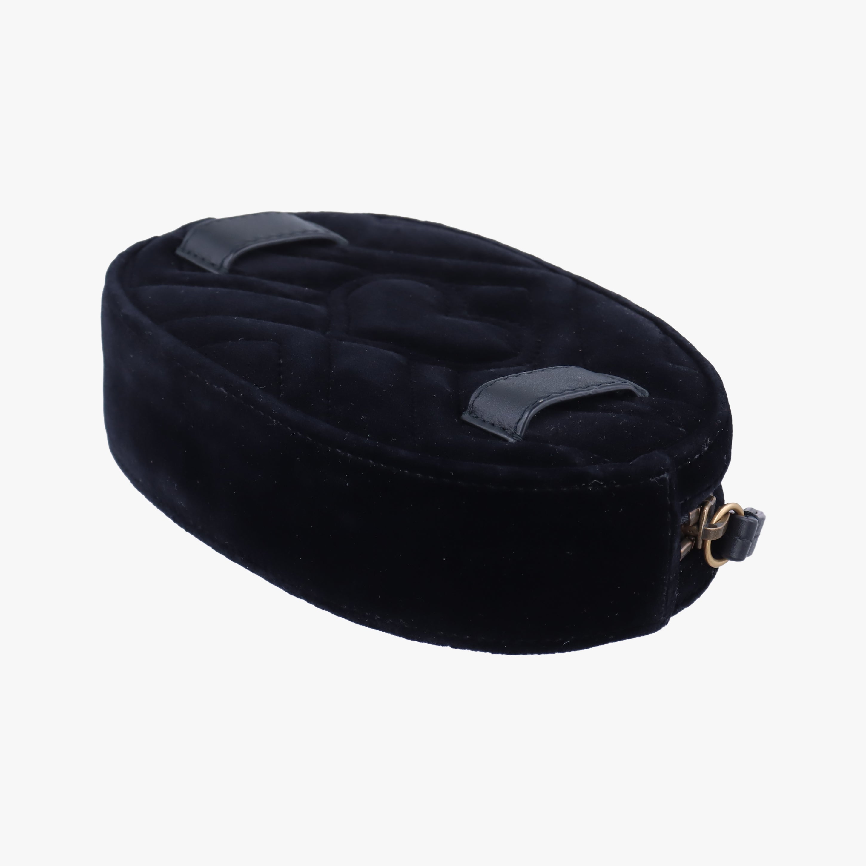 Vintage Gucci GG Marmont Black velour 476434 bum bag/waist bag | stylenewstar