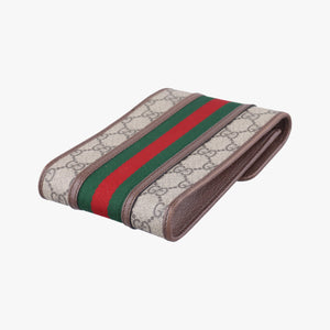 Vintage Gucci Ophidia GG Supreme Mini Beige x Red x Green PVC coated canvas 625757 shoulderbag | stylenewstar