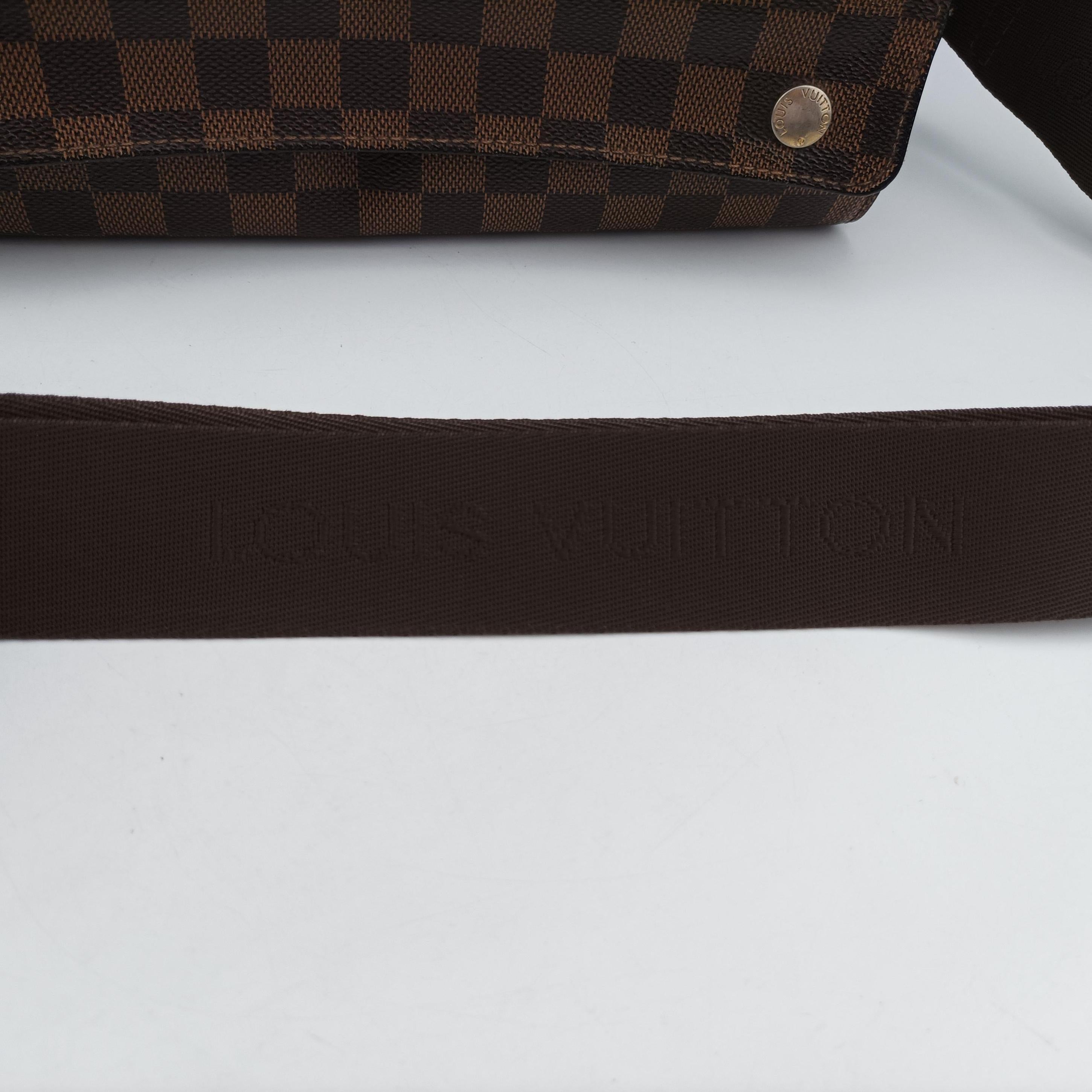 Pre-owned Louis Vuitton NAVIGLIO EBENE Damier Canvas N45255 shoulderbag | stylenewstar