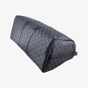 Pre-owned Louis Vuitton Keepall Bandouliere 45 Monogram Eclipse Monogram Eclipse Canvas M40569 shoulderbag | stylenewstar