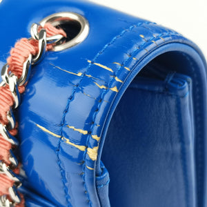 Pre-owned Chanel Lipstick Blue Enamel A66936 shoulderbag | stylenewstar
