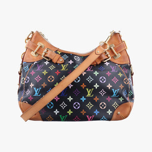 Vintage Louis Vuitton GRETA Noir Monogram Multicolor M40196 shoulderbag | stylenewstar