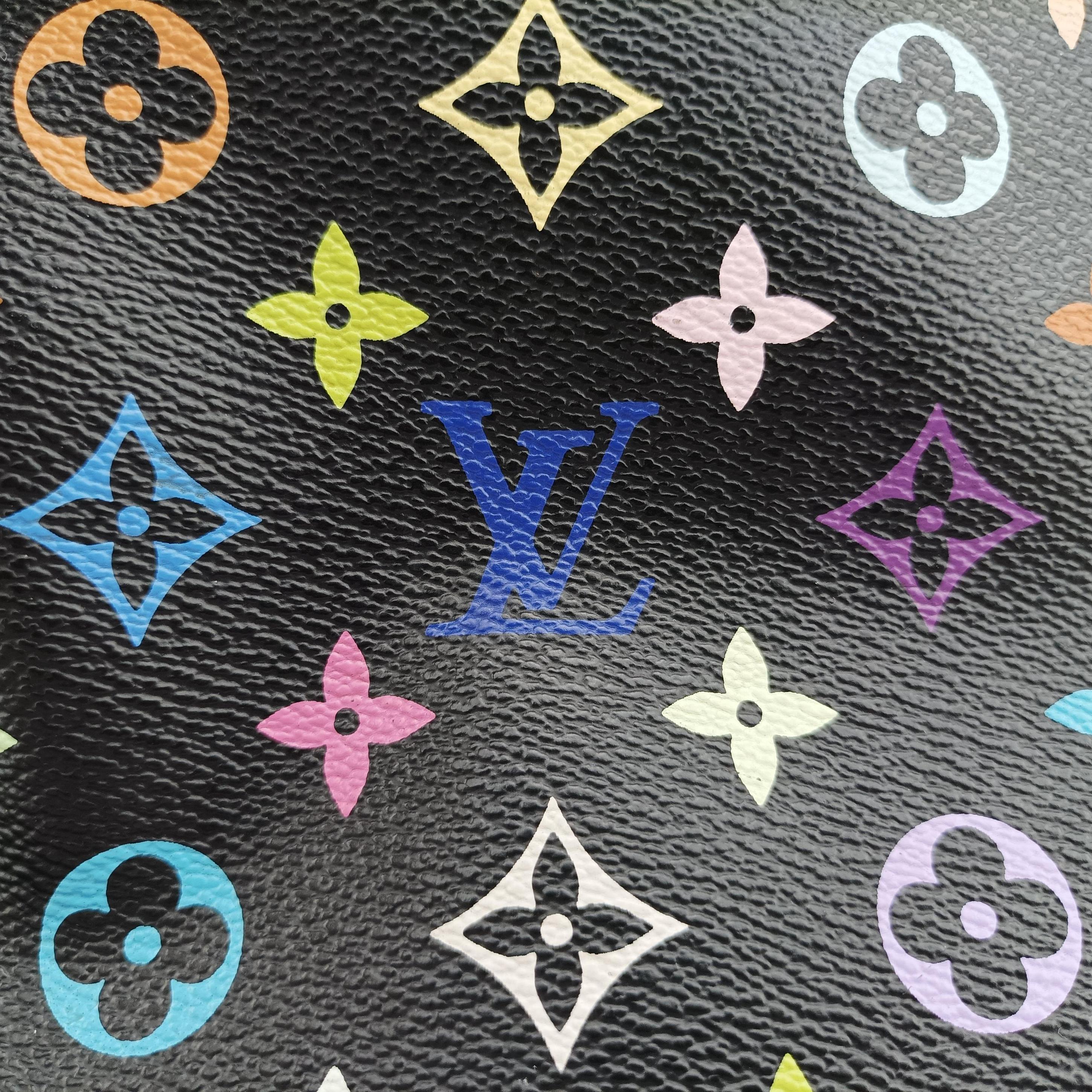 Vintage Louis Vuitton GRETA Noir Monogram Multicolor M40196 shoulderbag | stylenewstar