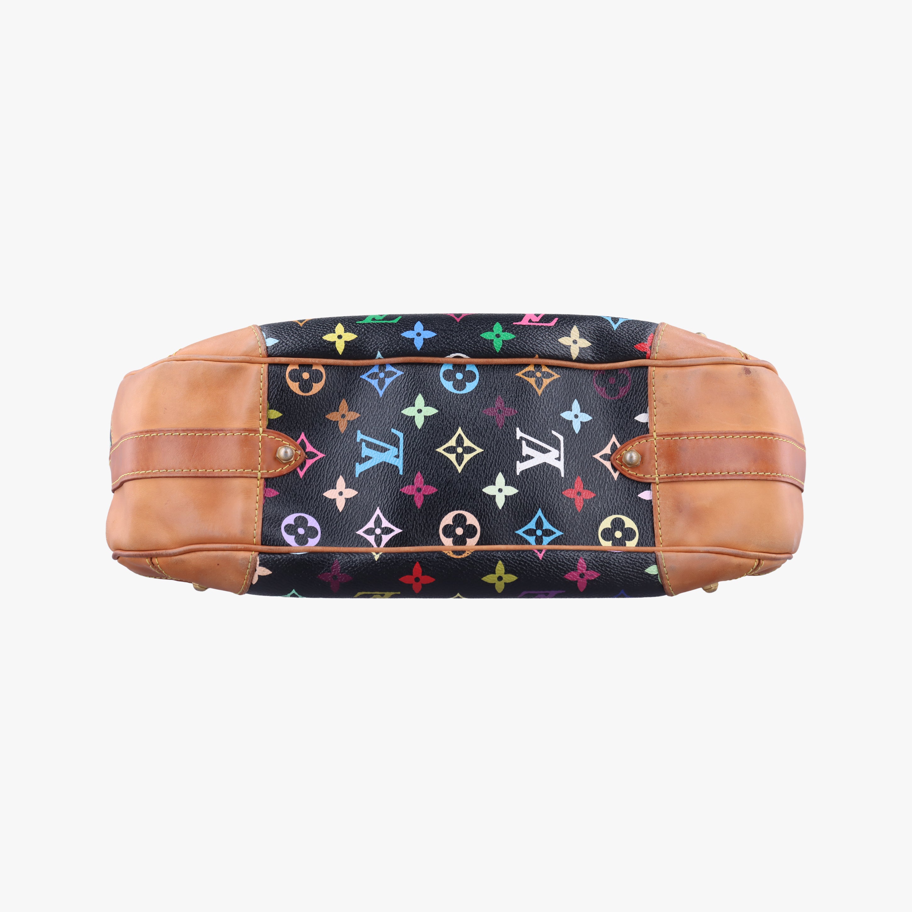 Vintage Louis Vuitton GRETA Noir Monogram Multicolor M40196 shoulderbag | stylenewstar