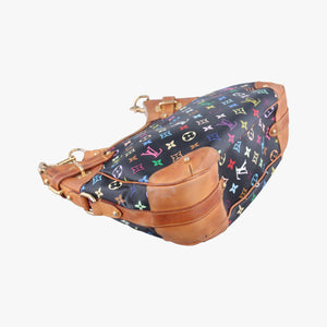 Vintage Louis Vuitton GRETA Noir Monogram Multicolor M40196 shoulderbag | stylenewstar