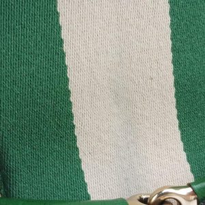 Pre-owned Gucci Horsebit Beige x Green x White canvas×leather 131026 shoulderbag | stylenewstar