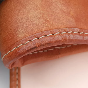 Pre-owned Christian Dior Romantique Trotter Beige x White x Pink PVC Coated Canvas x leather  shoulderbag | stylenewstar