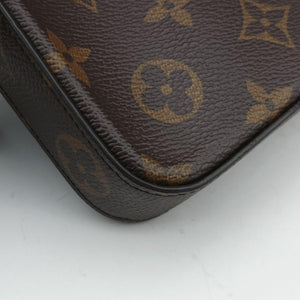 Pre-owned Louis Vuitton Pochette FeLICIE Brown Monogram Canvas M61276 shoulderbag | stylenewstar
