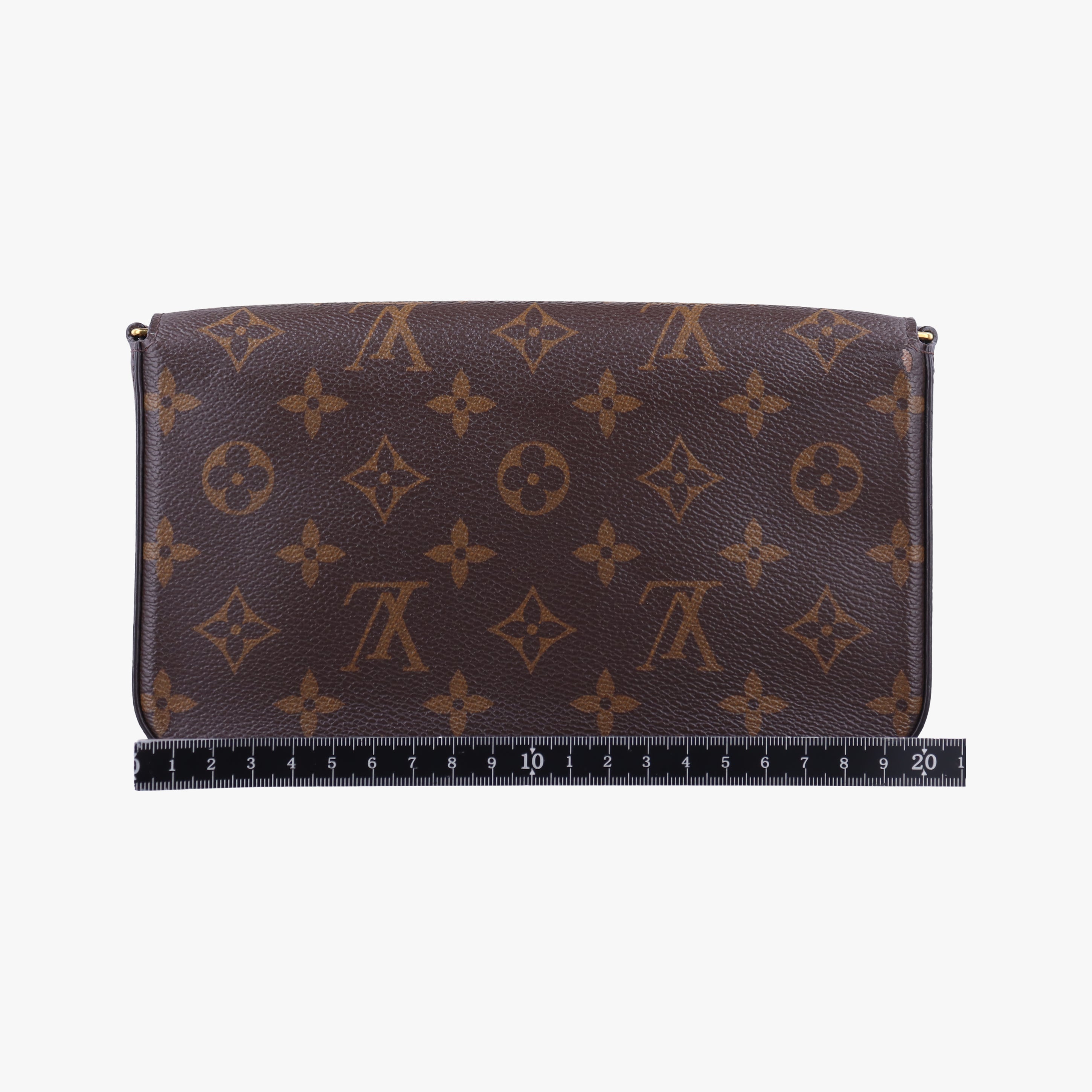 Pre-owned Louis Vuitton Pochette FeLICIE Brown Monogram Canvas M61276 shoulderbag | stylenewstar