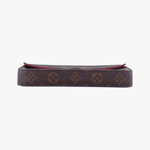 Pre-owned Louis Vuitton Pochette FeLICIE Brown Monogram Canvas M61276 shoulderbag | stylenewstar