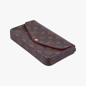 Pre-owned Louis Vuitton Pochette FeLICIE Brown Monogram Canvas M61276 shoulderbag | stylenewstar