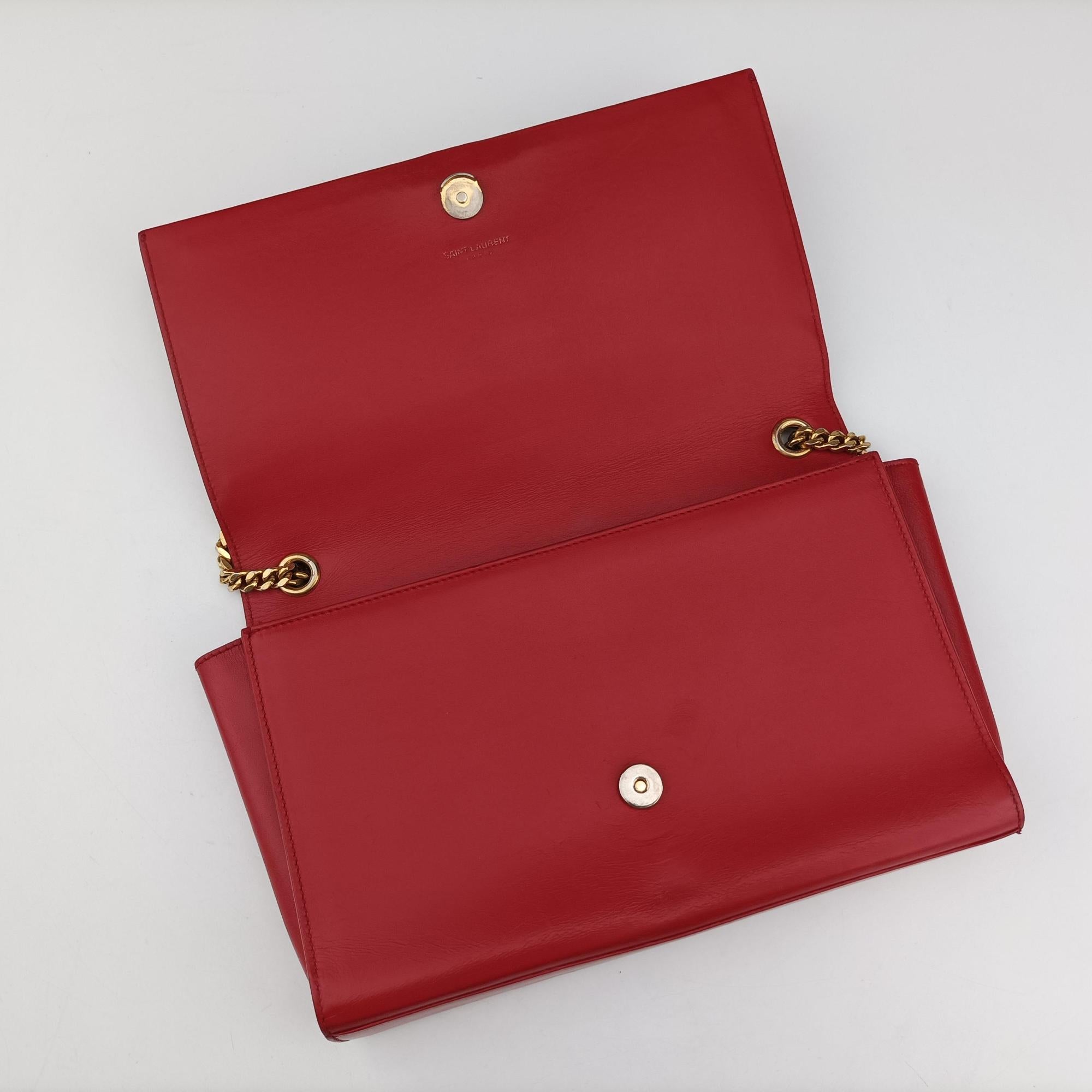 Secondhand Yves Saint Laurent KATE Red Leather 354119 shoulderbag | stylenewstar