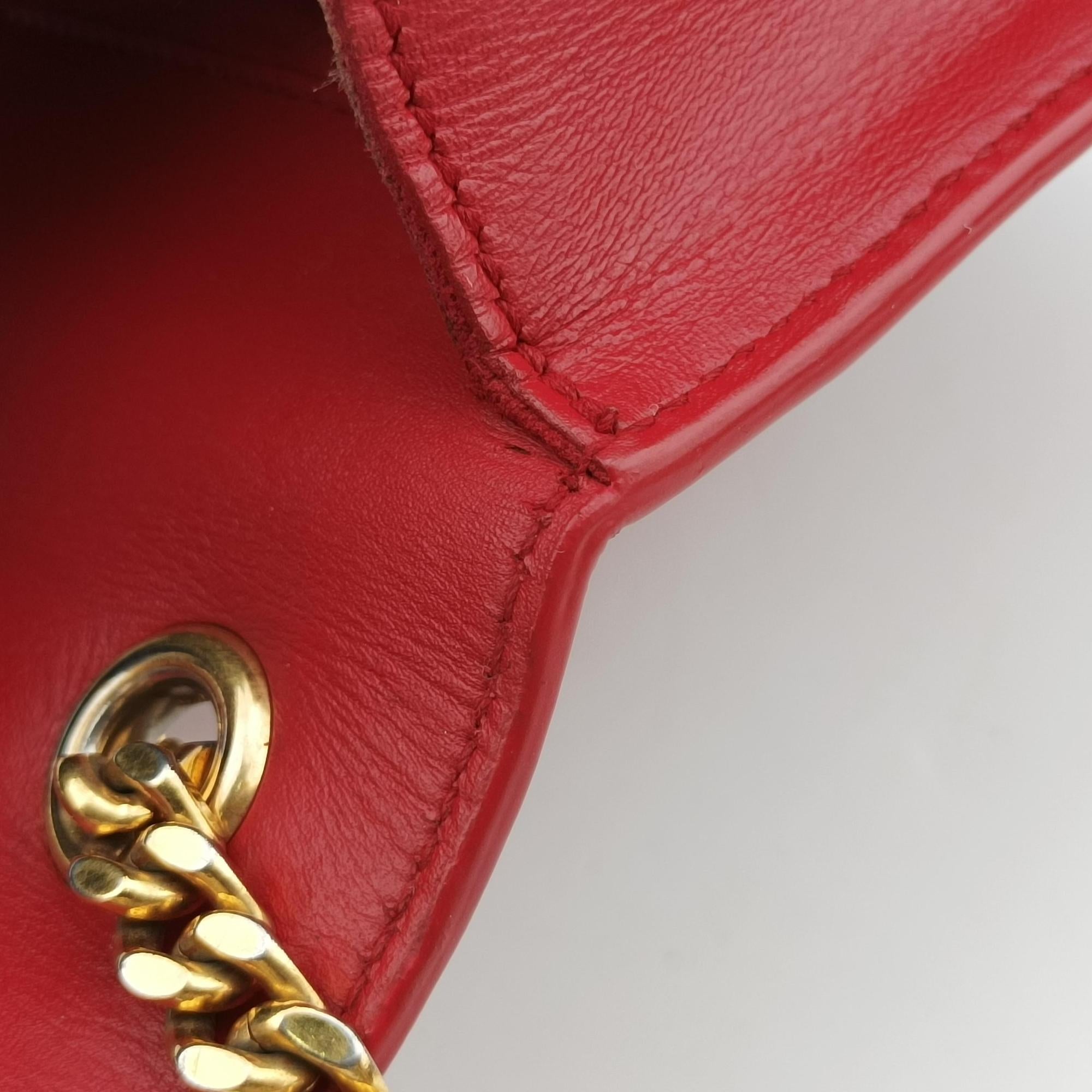 Secondhand Yves Saint Laurent KATE Red Leather 354119 shoulderbag | stylenewstar