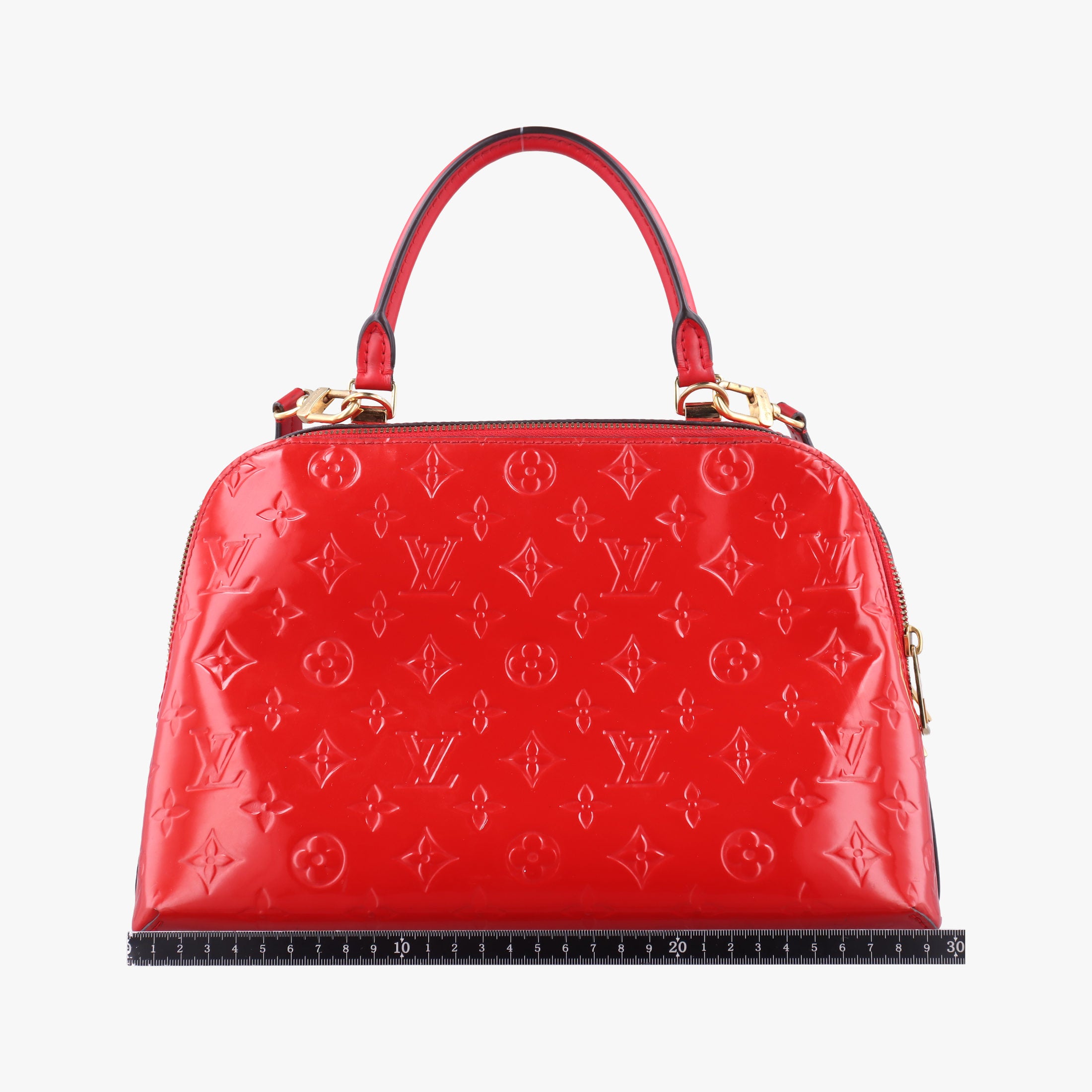 Pre-owned Louis Vuitton Melrose CERISE Vernis M42694 shoulderbag | stylenewstar