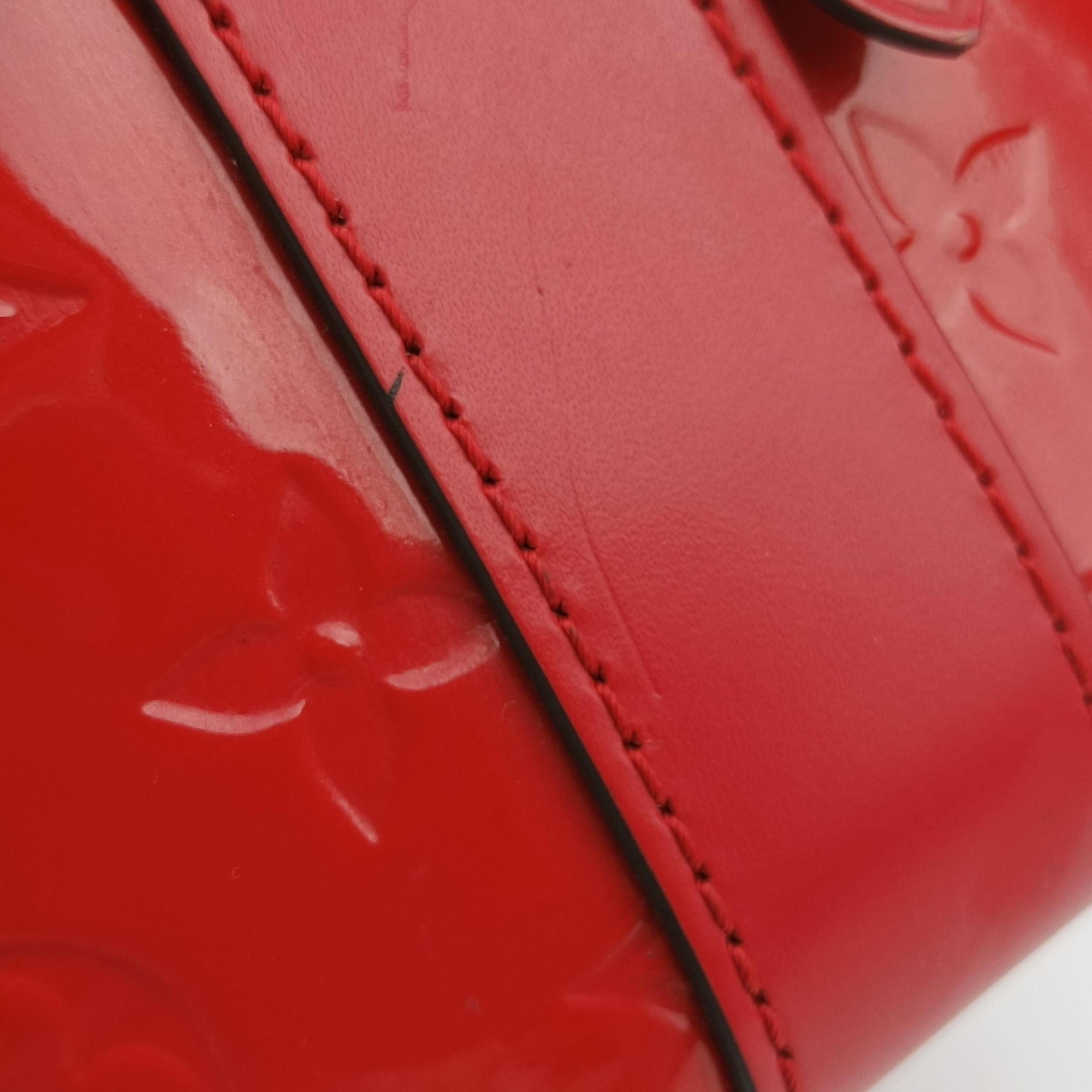 Pre-owned Louis Vuitton Melrose CERISE Vernis M42694 shoulderbag | stylenewstar