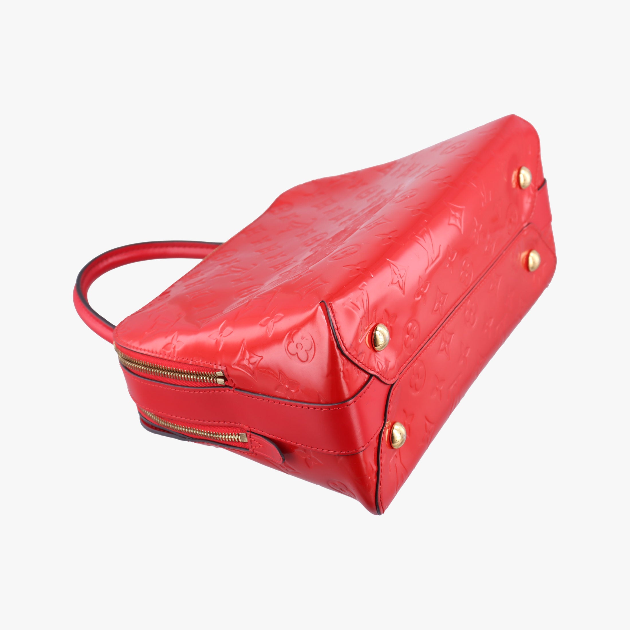 Pre-owned Louis Vuitton Melrose CERISE Vernis M42694 shoulderbag | stylenewstar