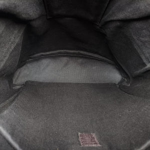 Pre-owned Gucci GG Supreme Black x Gray x Navy x Red PVC coated canvas×Leather 495563 backpack/rucksack | stylenewstar