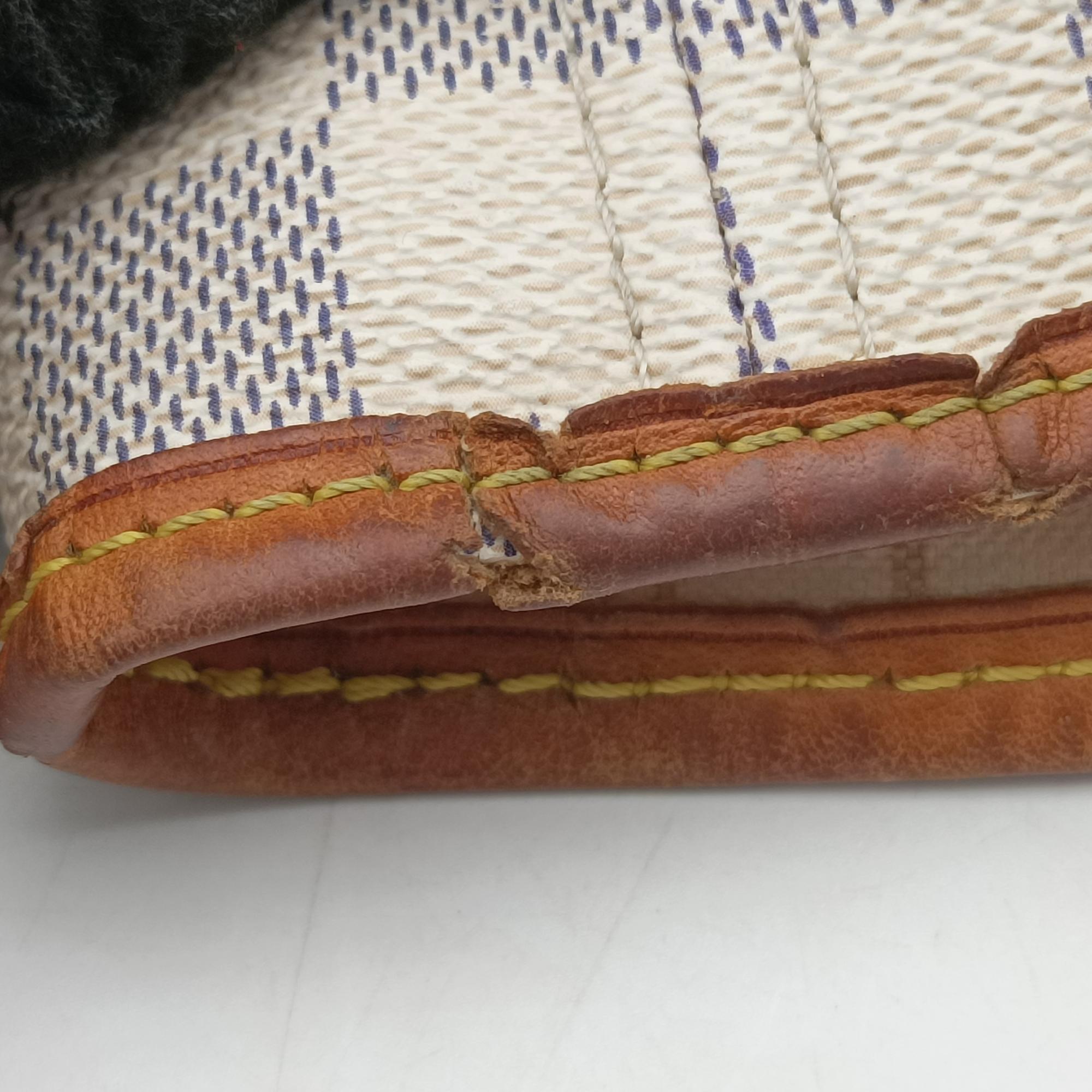Secondhand Louis Vuitton NEVERFULL MM Azur Damier Canvas N51107 shoulderbag | stylenewstar