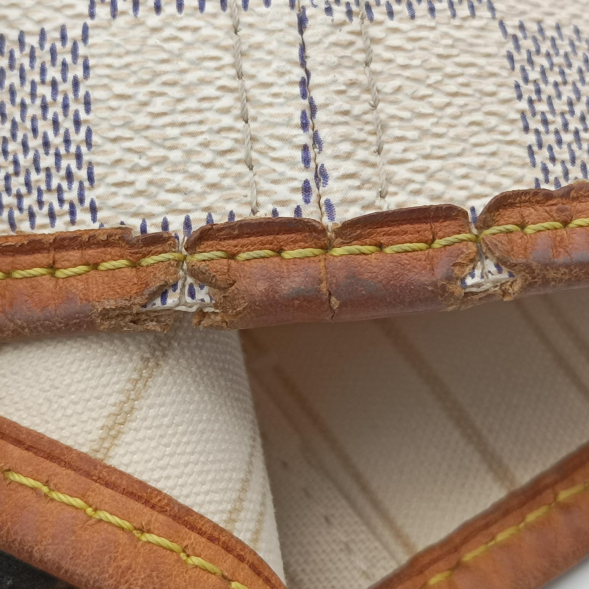 Secondhand Louis Vuitton NEVERFULL MM Azur Damier Canvas N51107 shoulderbag | stylenewstar