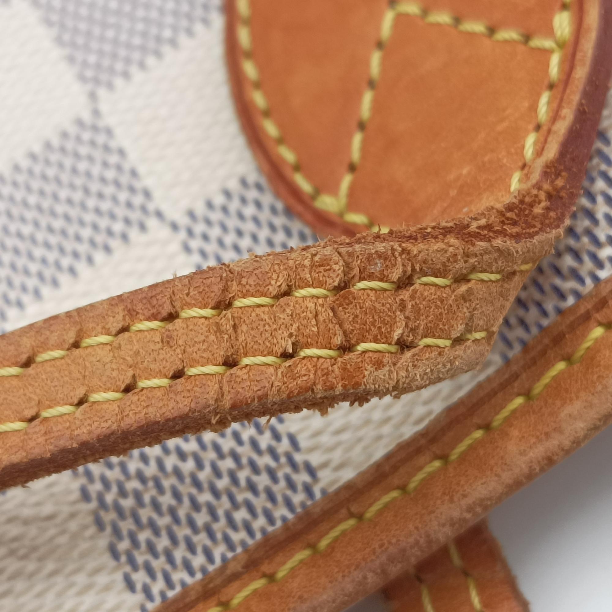 Secondhand Louis Vuitton NEVERFULL MM Azur Damier Canvas N51107 shoulderbag | stylenewstar