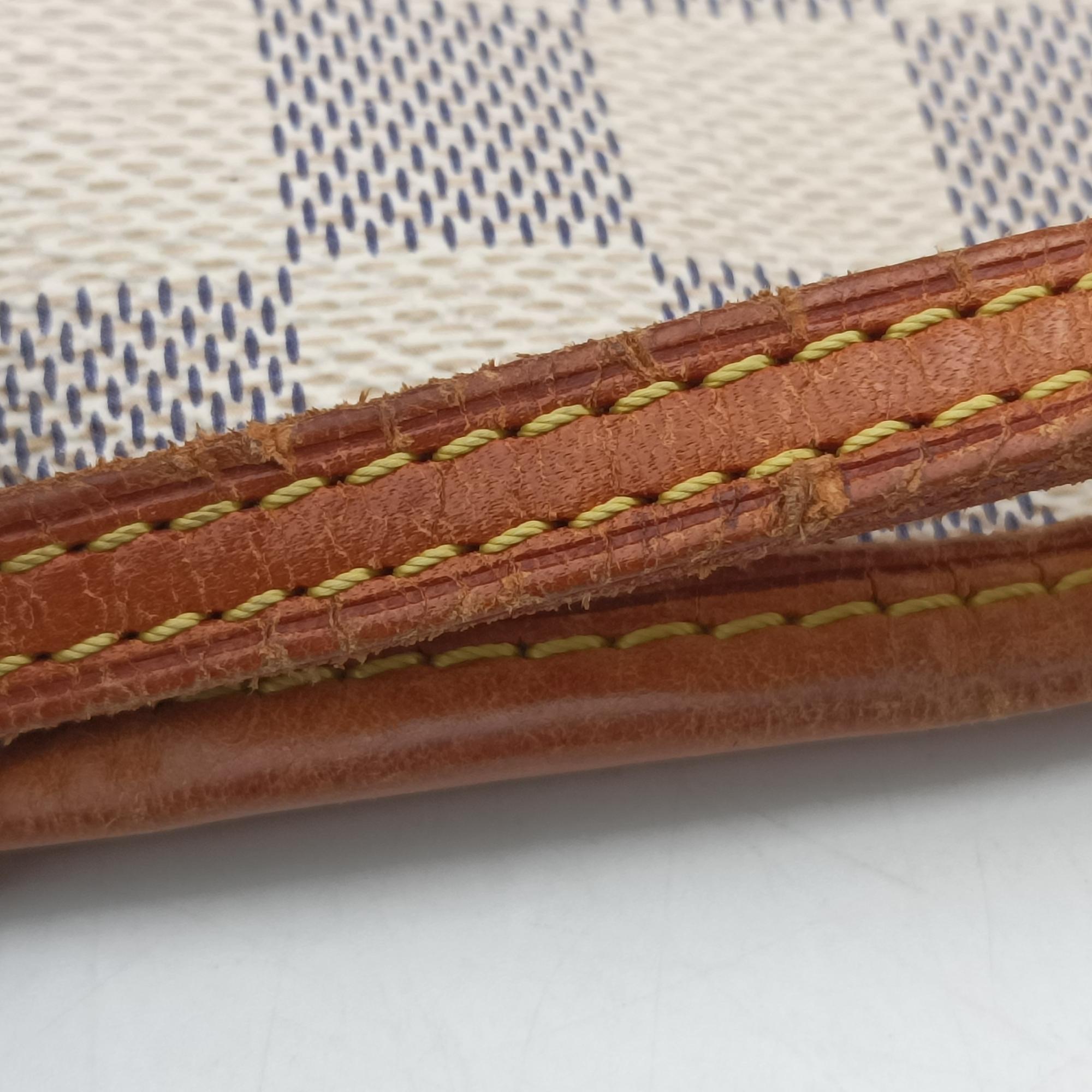 Secondhand Louis Vuitton NEVERFULL MM Azur Damier Canvas N51107 shoulderbag | stylenewstar