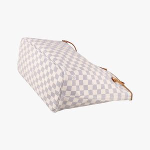 Secondhand Louis Vuitton NEVERFULL MM Azur Damier Canvas N51107 shoulderbag | stylenewstar