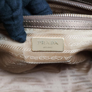 Pre-owned Prada Galleria Golden SAFFIANO Leather BN2274 shoulderbag | stylenewstar