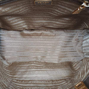Pre-owned Prada Galleria Golden SAFFIANO Leather BN2274 shoulderbag | stylenewstar